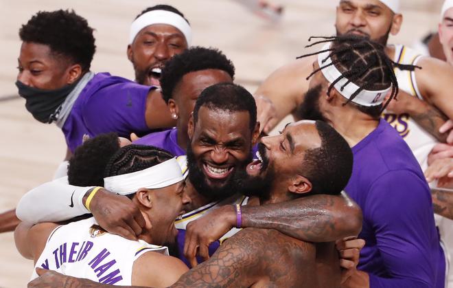 NBA2019-20赛季经典名局评选：詹眉组合助湖人重回巅峰，全明星赛众星缅怀科比