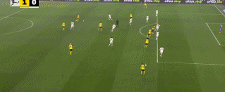 布蘭特3場4球，多特2比0門興