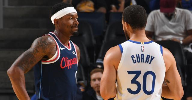 比尔快船首秀12分库里20+5 快船客场险胜勇士