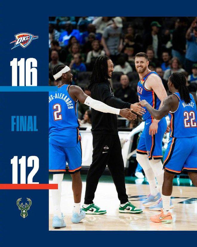 终结雄鹿3连胜，成功复仇！鸭梨半场23分6助，字母三节16分7板4助