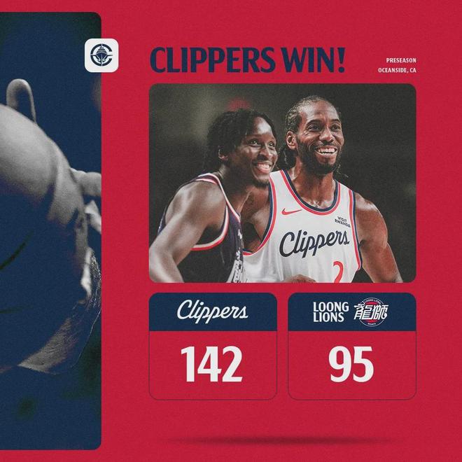 保罗首秀！快船大胜47分！40岁老炮依然无敌