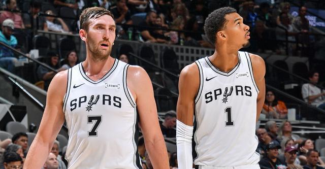 法式香草！文班谈科内特：感觉很棒 期待在场上合作更多时间