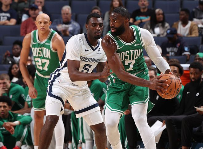 季前赛-凯尔特人18分大胜灰熊 布朗半场21分怀特16+10