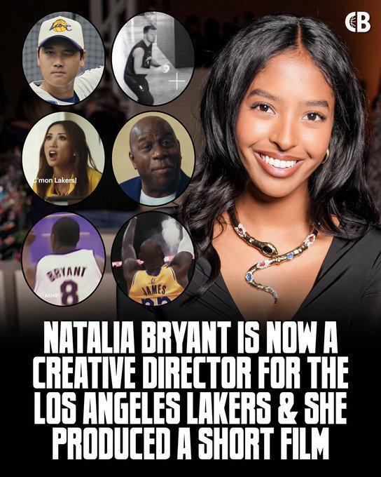 湖人发布科比女儿担任创意总监的宣传片，东詹等球星出镜