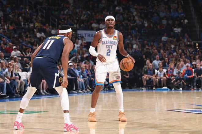 吉昂压哨三分绝杀！雷霆16分逆转掘金 亚历山大5中5约基奇轮休