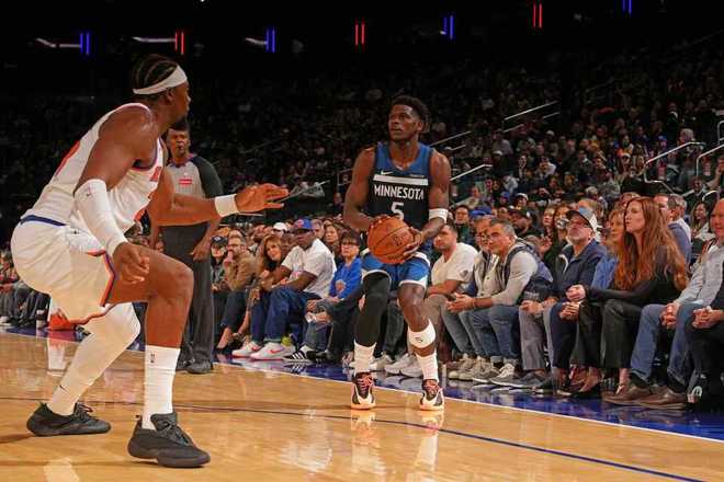 季前赛-森林狼遭尼克斯加时逆转 华子17分布伦森14中4