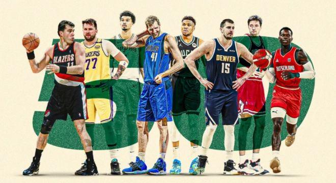 欧洲历史50大巨星：德克压字母哥约基奇居首 东契奇第6戈贝尔第7