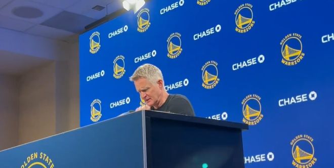 科尔：库里今天打30分钟是计划好的，这是他的惯例