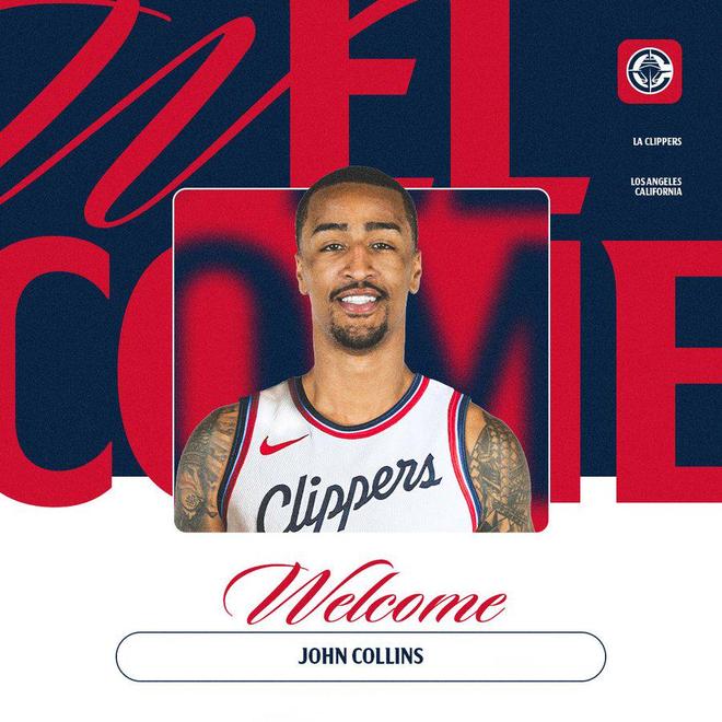 加盟快船后首次先发！队记：科林斯今天战掘金将首发出场