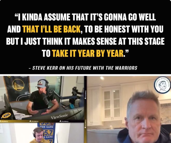 科尔：若一切顺利会回归，现阶段一年一年看情况是很有意义的