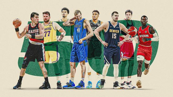 美媒评欧洲篮球50大球星：诺维茨基第一，力压字母哥约基奇