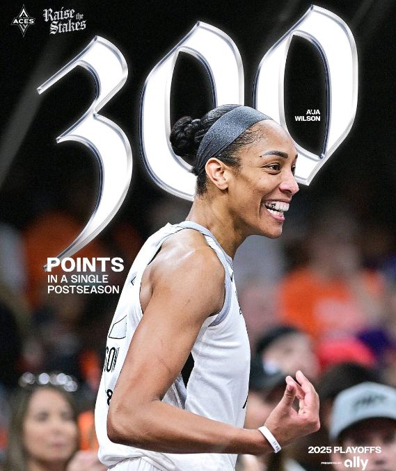 4年3冠！WNBA王牌4-0横扫水星 威尔逊31+9连创历史第一