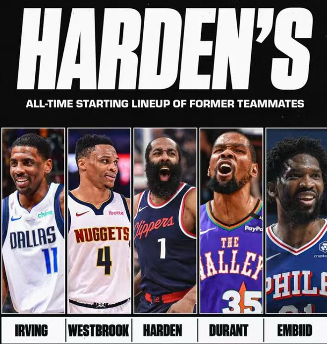 NBA:哈登心中最佳队友出炉,比尔加盟快船原因,库明加勇士僵持
