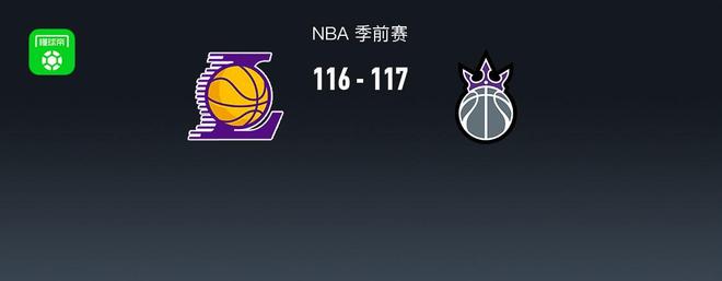 NBA战报:国王117-116险胜湖人,东契奇空砍31分