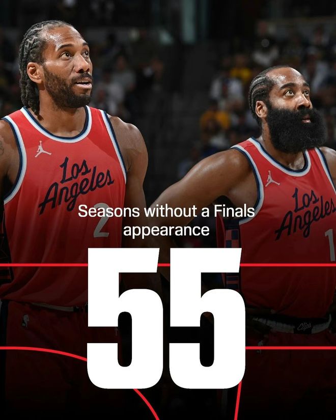 魔咒!整整55年,0次总决赛,快船成NBA最惨球队,啥时候是个头?