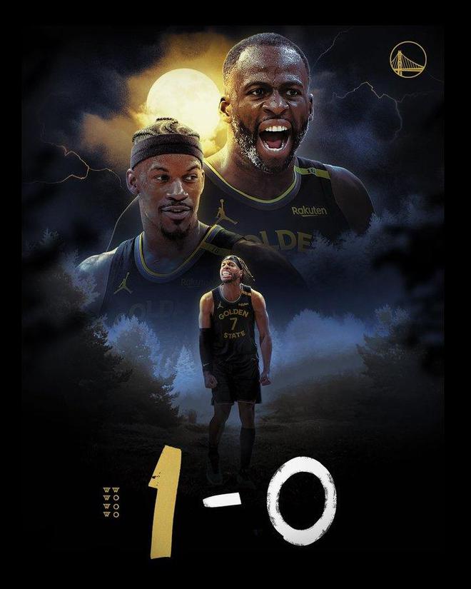 月圆擒狼夜️勇士晒追梦&巴特勒&希尔德海报:拿下1场 剩3场