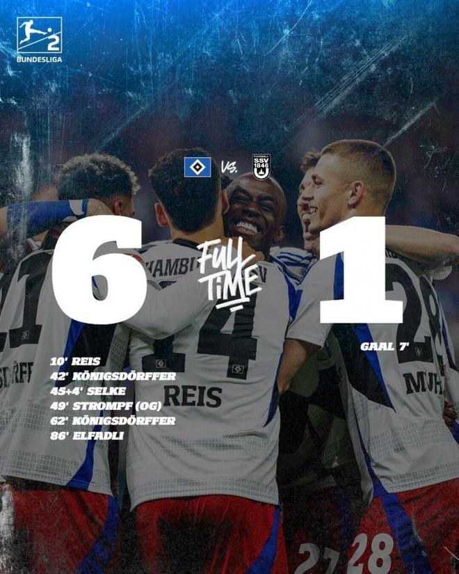 6-1!汉堡终于“原谅”德甲,时隔7年回归,数万球迷冲进场内狂欢