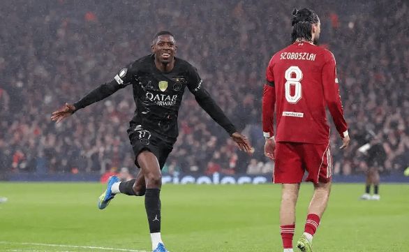 登贝莱双响弑红军!亚马尔破门难救主,大巴黎马竞会师欧冠四强