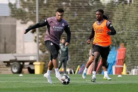 姆巴佩眉骨缝针后火速归队，皇马的欧冠算盘