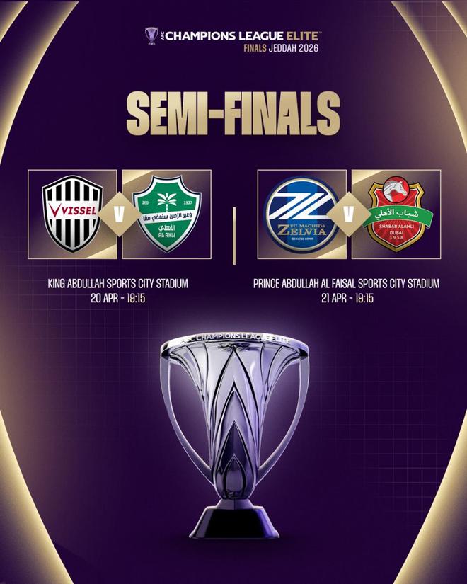 亚冠4强出炉：日本联赛2席！沙特仅剩1队 泰超霸主加时遭绝杀出局