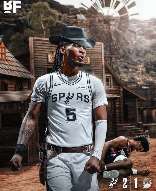 马刺新妖刀一战创8纪录！末节10分还隔扣罗威 米奇：天赋肉眼可见