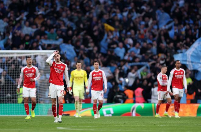 阿森纳英联杯决赛不敌曼城，英格兰足坛仍未能出现四冠王