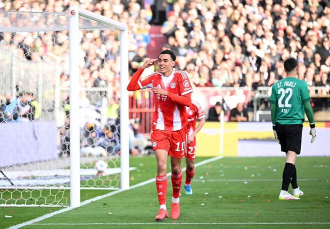 渐入佳境，自2024年12月以来穆西亚拉首次单场贡献传射