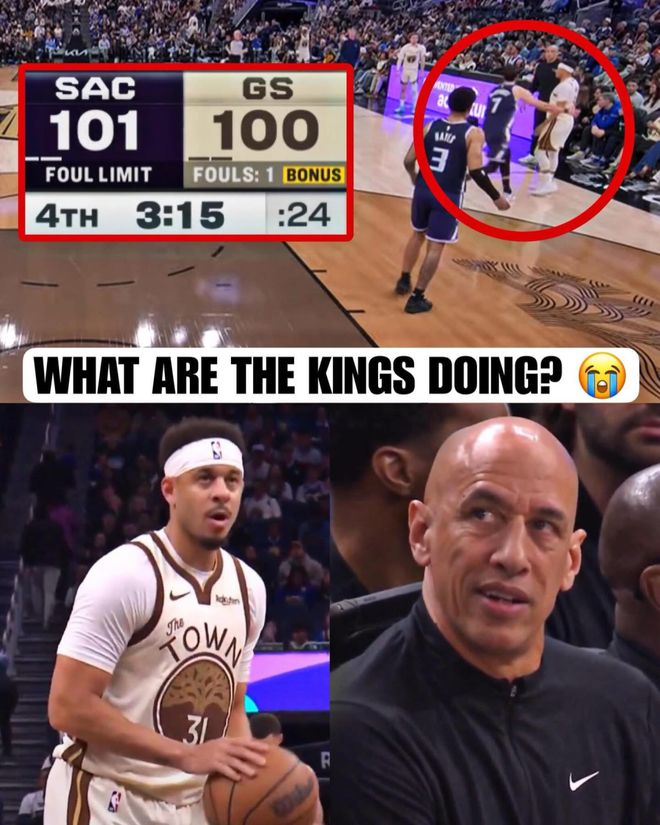 NBA调查！国王回应故意犯规罚球高手小库里：战术失误而非摆烂