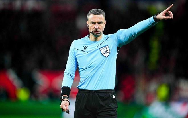 官方：斯洛文尼亚裁判温契奇将执法欧冠皇马vs本菲卡