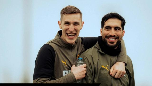 多特迎利好消息,中卫施洛特贝克和詹参加欧冠赛前最后一练