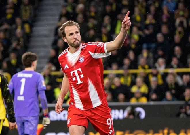 连续四场梅开二度，哈里-凯恩成为德甲历史第三人