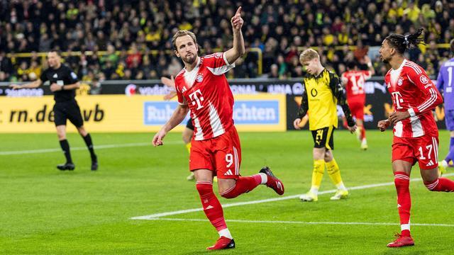 拜仁3-2双杀多特!24轮狂轰88球!凯恩梅开二度,基米希凌空制胜