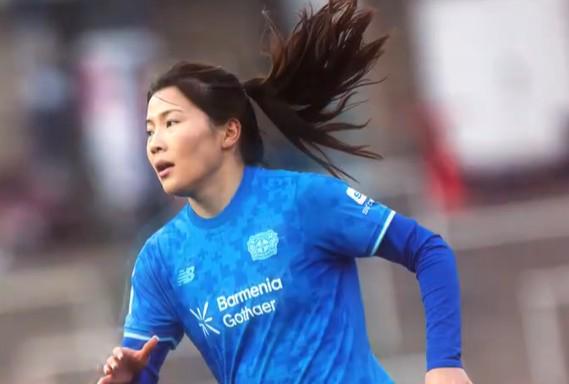 沈梦露在勒沃库森女足的友谊赛中复出，此前她重伤缺阵近一年
