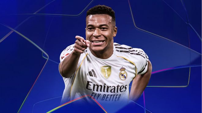 ​姆巴佩本赛季欧冠客场打进10球，历史第一人