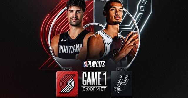 马刺vs开拓者首轮前瞻：青年军交锋 文班季后赛首秀备受期待