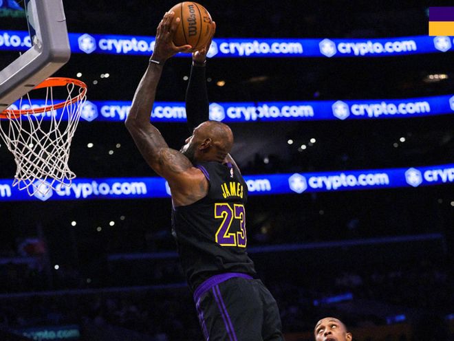 詹姆斯28分12助4断刷新纪录，湖人锁定西部前4！收官战马刺成判官