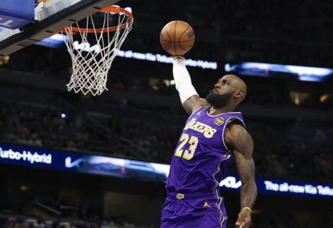 四旬老汉依旧生猛！詹姆斯本赛季97次扣篮，创八个赛季以来新高！