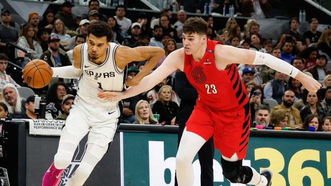 官网预测马刺4-1淘汰开拓者！文班迎季后赛首秀 篮板之争成关键