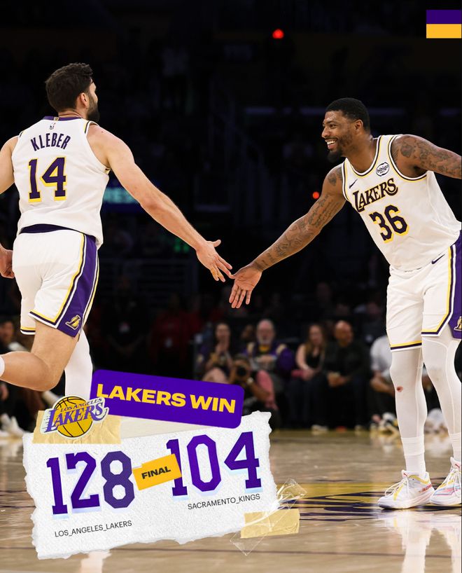 背靠背46+7三分!LBJ又迎里程碑 拥抱77破不和流言还被官方戴皇冠