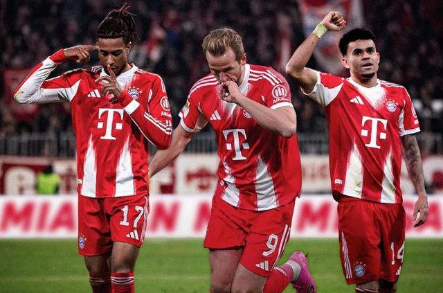 拜仁前22轮进82球将冲击超100球纪录，此前德甲历史仅出现一次