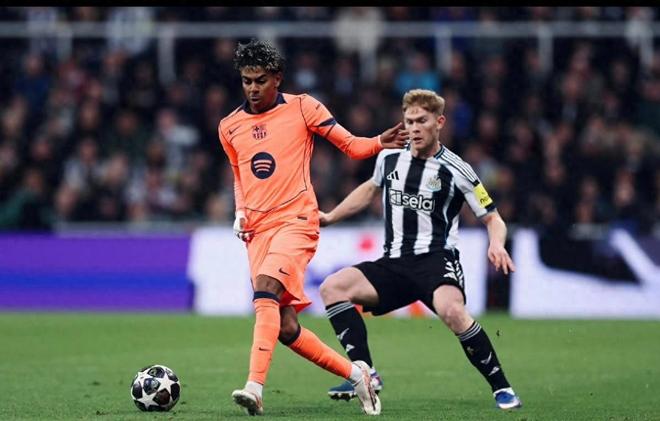 亚马尔读秒扳平!欧冠今晨焦点战:巴萨苦战90分钟,1-1纽卡斯尔