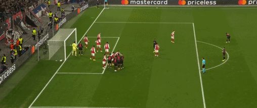 角球破门,药厂官媒:愿望达成✅️,对枪手时打入枪手式进球