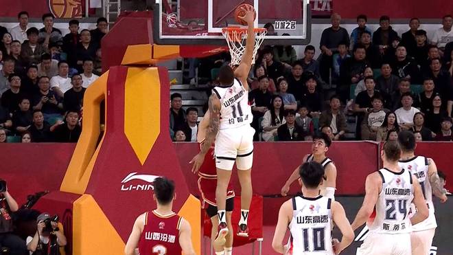 三连胜终止!山东高速男篮客场94-100不敌山西男篮