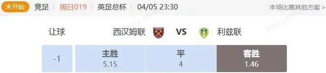 英足总杯+德甲解析 西汉姆联VS利兹联 法兰克福VS科隆