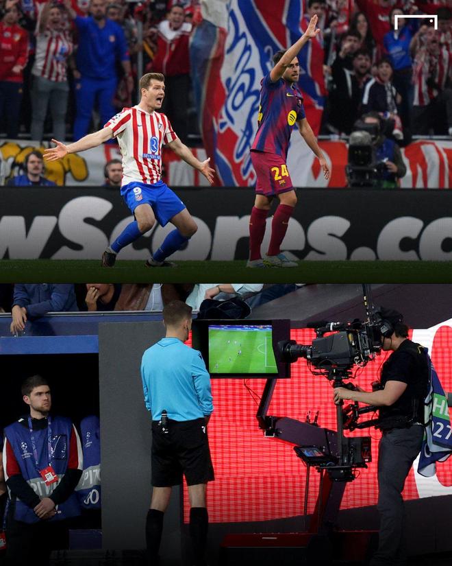 巴萨铁卫红牌离场：VAR争议再掀欧冠风暴