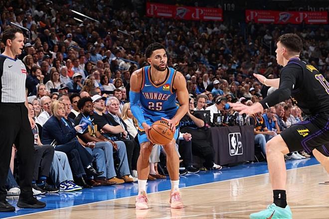 能力出色打法合理！雷霆后场新星轻轻松松打爆了湖人的防线？