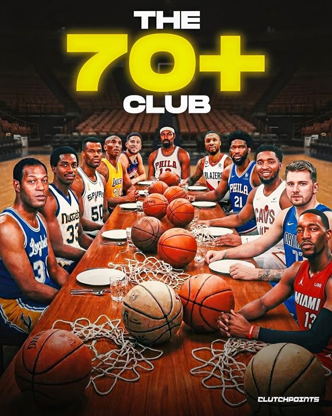 70+分合理性排名:阿德巴约83分第11 东契奇73分居首科比81分第二