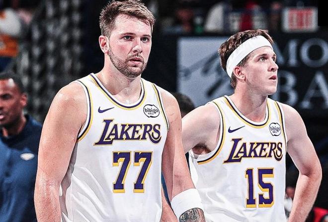 湖人官方：东契奇和里夫斯缺阵与火箭的系列赛G2