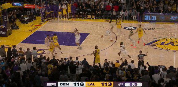 湖人掘金裁判报告:湖人得利 小里多获得2次罚球