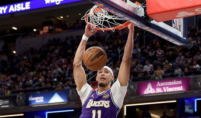 轰21+10!湖人捡漏2米13悍将真香:年薪345万,变三巨头喂饼绝配